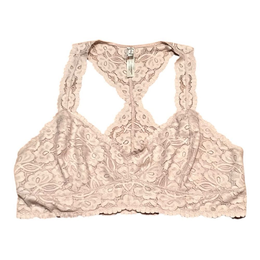 Free People Intimately Galloon Nude Lace Bralette